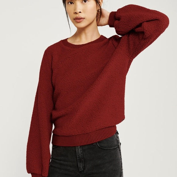 abercrombie sherpa button up shirt